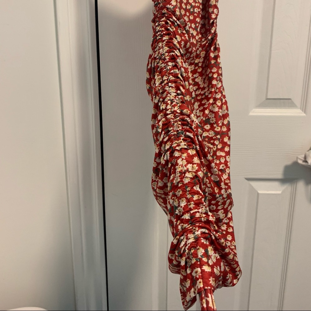 Floral Drawstring Dress - Picture 4 of 4